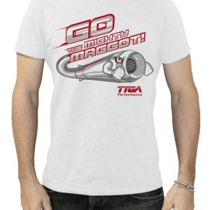 TYGA T-Shirt -go the mighty maggot- weiß,  Größen: S – XXL
