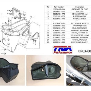 TYGA Airbox Carbon/Kevlar, Honda RS250R NX5