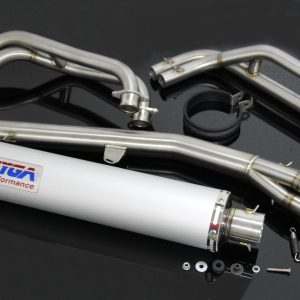 TYGA Racing Auspuffanlage mit Aluminium Endschalldämpfer, Kawasaki ZXR400L