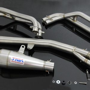 TYGA Racing Auspuffanlage mit “Maggot” Endschalldämpfer, Kawasaki ZXR400L