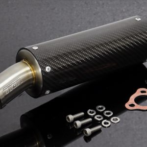 TYGA Endschalldämpfer Carbon 70mm “shorty”, Yamaha TZR250 3MA
