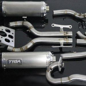 TYGA Auspuff-Komplettanlage, Race System – Doppel-Endschalldämpfer, KTM RC390 2017