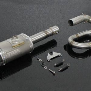 TYGA Auspuffanlage „under belly“ mit kurzem Endschalldämpfer, Honda MSX125SF  GROM
