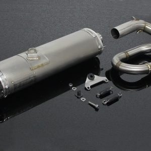 TYGA Auspuffanlage “under belly” mit langem Endchalldämpfer, Honda MSX125SF  GROM