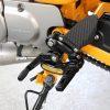 TYGA Racing Fußrastenanlage schwarz einstellbar, Honda Monkey 125 2018 – Bild 5