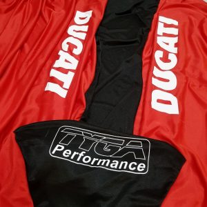 TYGA Abdeckhaube rot/schwarz Ducati