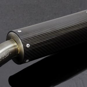 TYGA Endschalldämpfer Carbon 70mm “shorty”, Yamaha TZR250 3MA