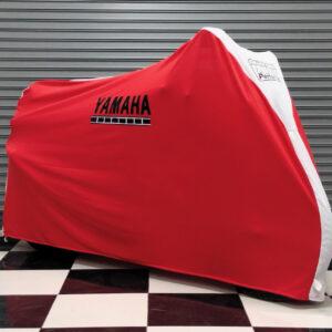 TYGA Motorradhaube rot/weiß, Yamaha