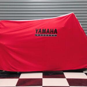 TYGA Motorradhaube rot/weiß, Yamaha